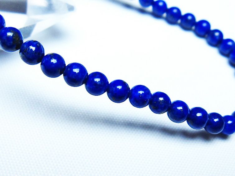 ラピスラズリ ブレスレット 4mm [T83-11372] 3枚目