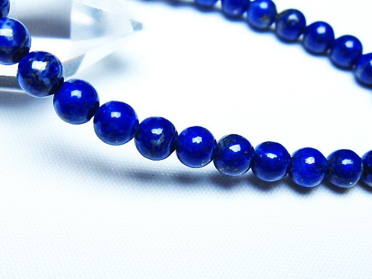 ラピスラズリ ブレスレット 5mm [T83-11379] 3枚目