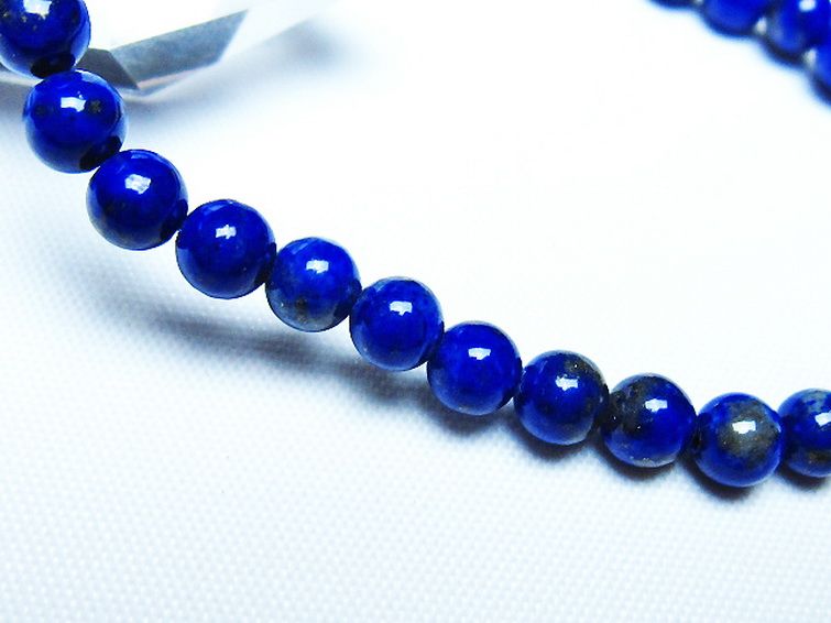 ラピスラズリ ブレスレット 5mm [T83-11386] 3枚目