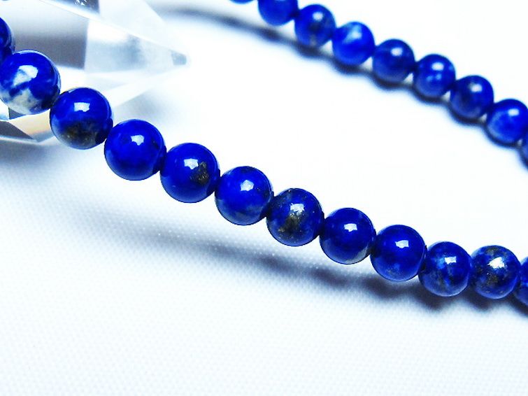 ラピスラズリ ブレスレット 5mm [t83-11388] 3枚目