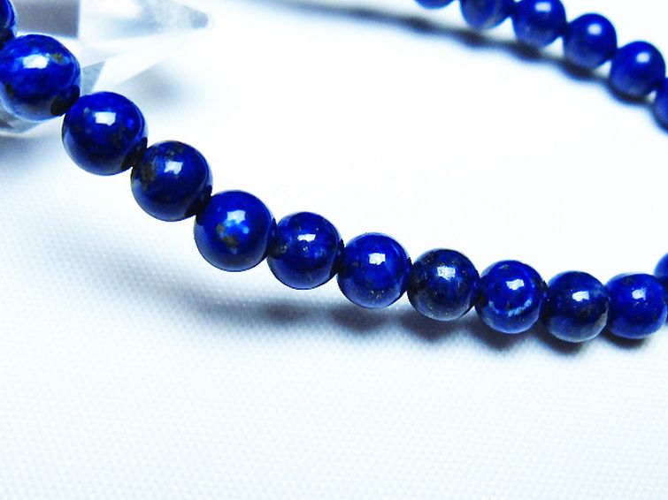 ラピスラズリ ブレスレット 5mm [T83-11395] 3枚目