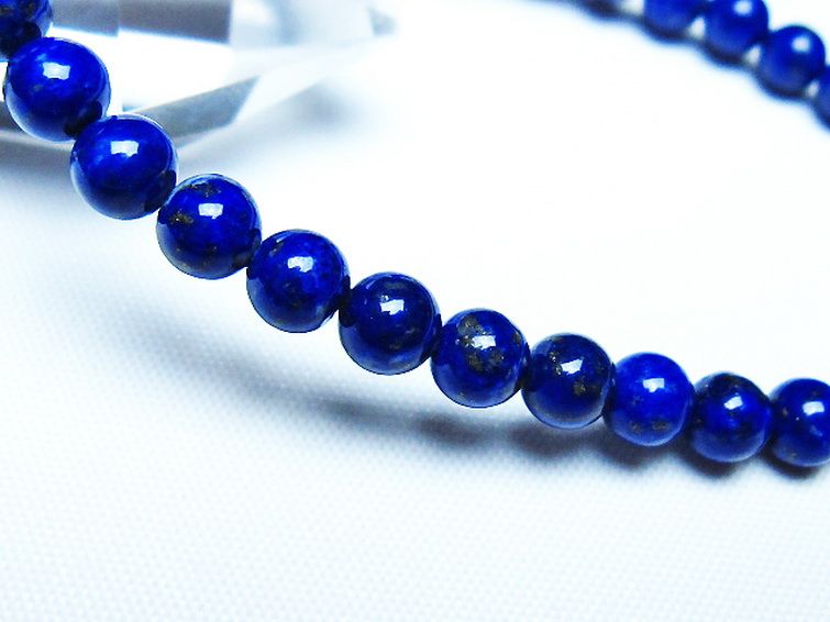 ラピスラズリ ブレスレット 5mm [T83-11396] 3枚目