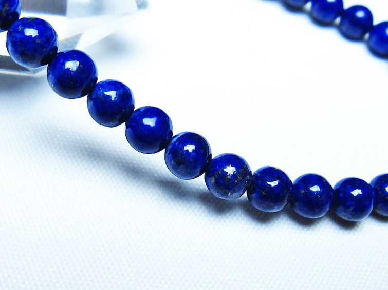 ラピスラズリ ブレスレット 5mm [T83-11401] 3枚目