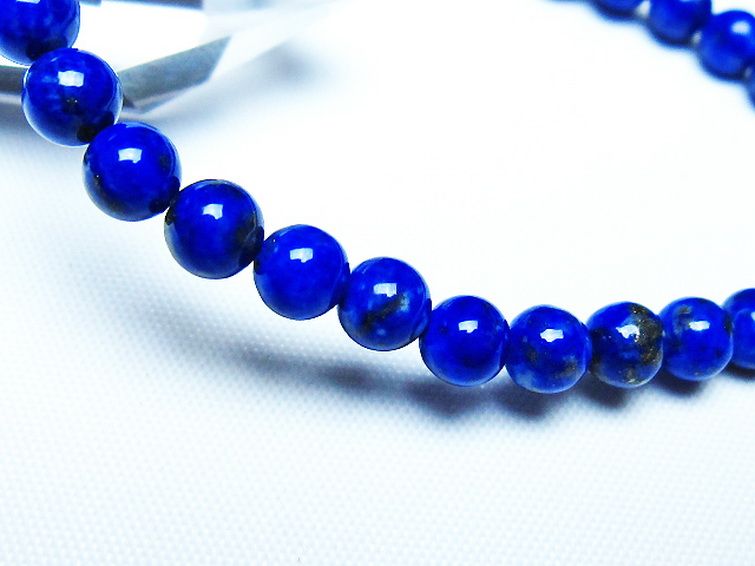 ラピスラズリ ブレスレット 5mm [T83-11403] 3枚目