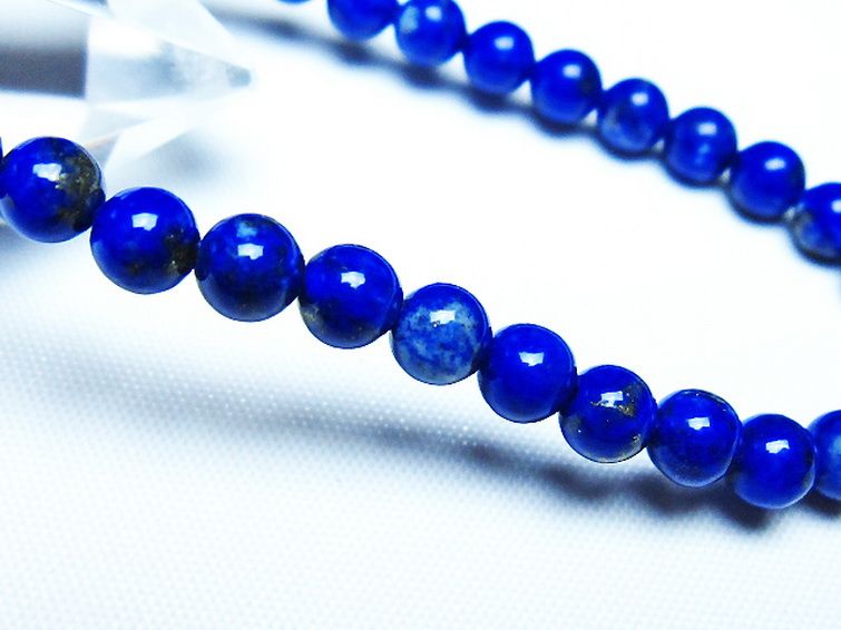 ラピスラズリ ブレスレット 5mm [T83-11409] 3枚目