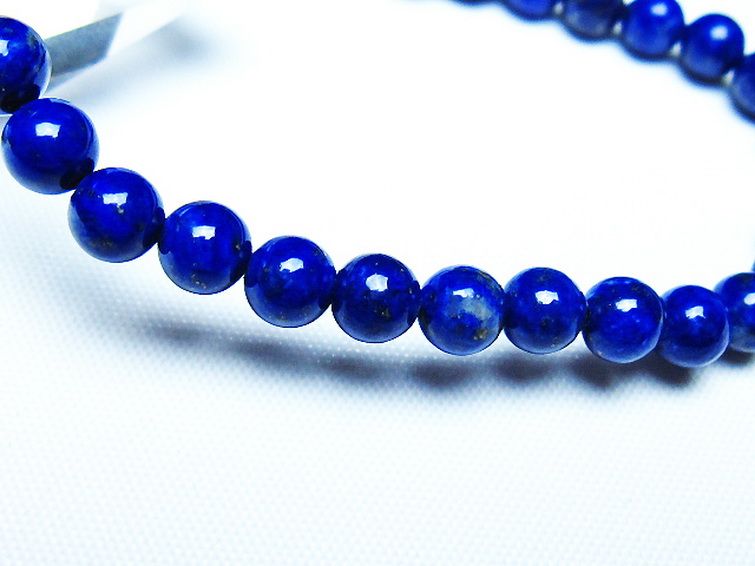 ラピスラズリ ブレスレット 5mm [T83-11411] 3枚目