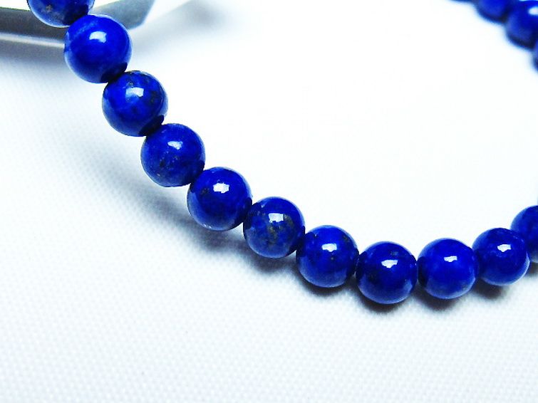 ラピスラズリ ブレスレット 5mm [T83-11420] 3枚目