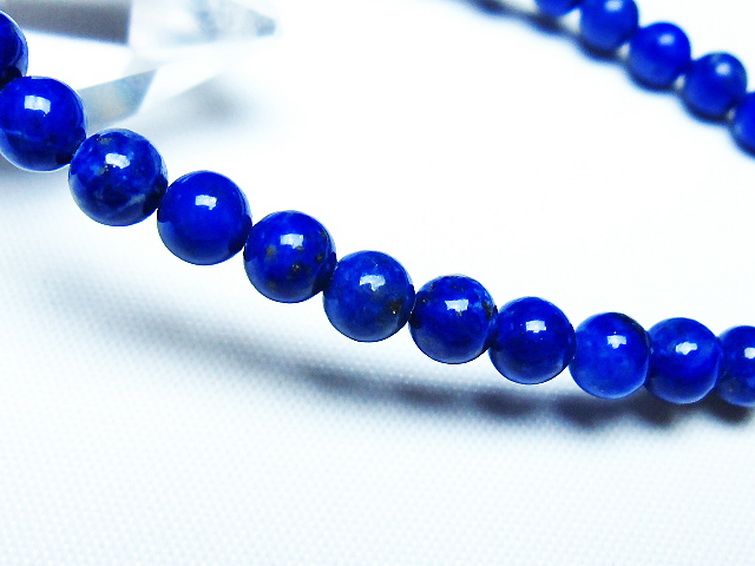 ラピスラズリ ブレスレット 5mm [T83-11422] 3枚目