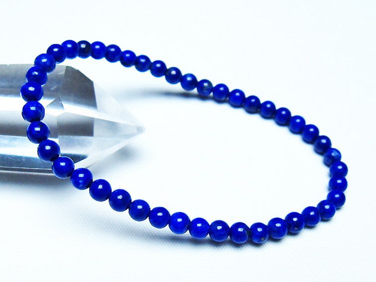 ラピスラズリ ブレスレット 4mm [T83-11425] 1枚目