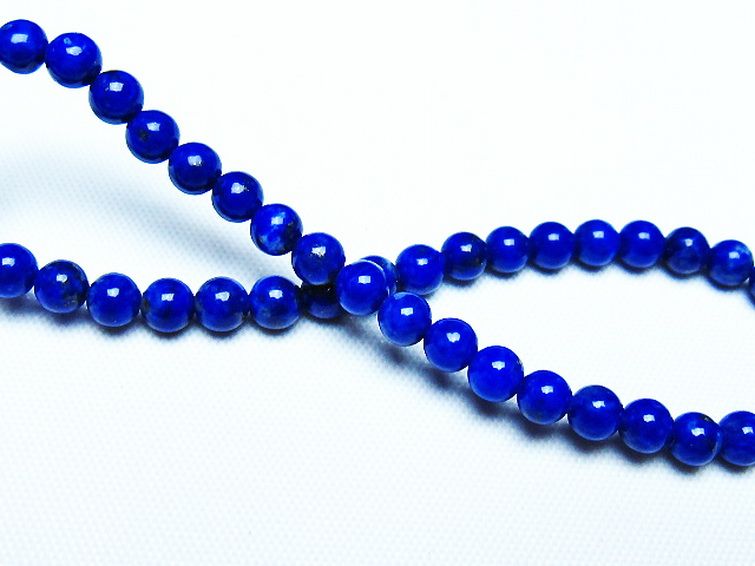 ラピスラズリ ブレスレット 4mm [T83-11425] 2枚目