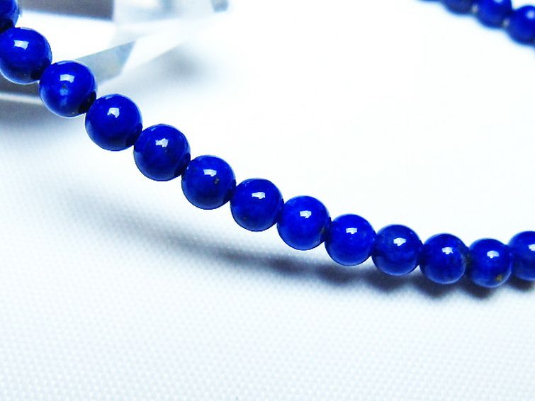 ラピスラズリ ブレスレット 4mm [T83-11425] 3枚目