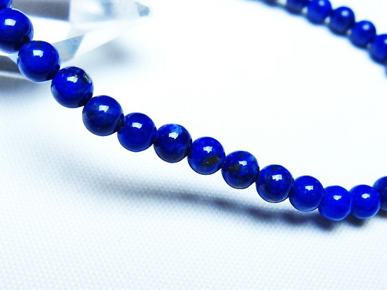 ラピスラズリ ブレスレット 4mm [T83-11429] 3枚目