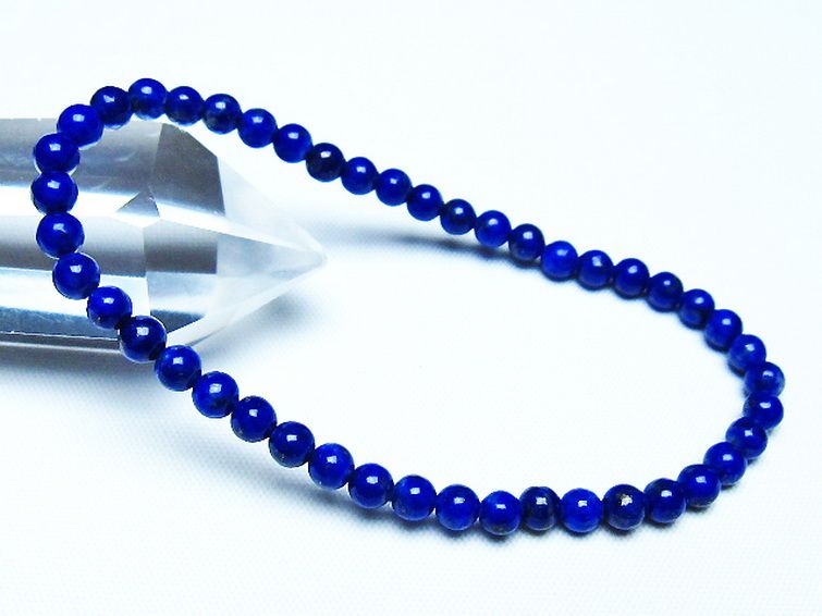ラピスラズリ ブレスレット 4mm [t83-11430] 1枚目