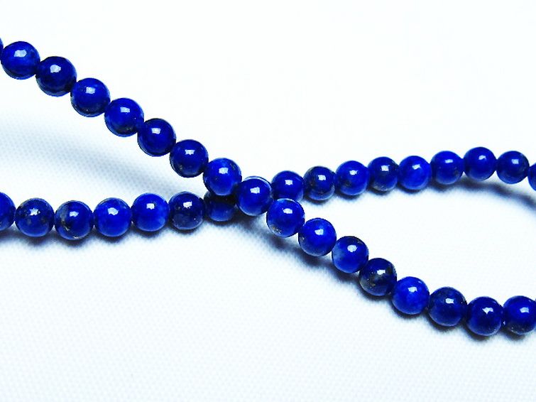 ラピスラズリ ブレスレット 4mm [t83-11430] 2枚目