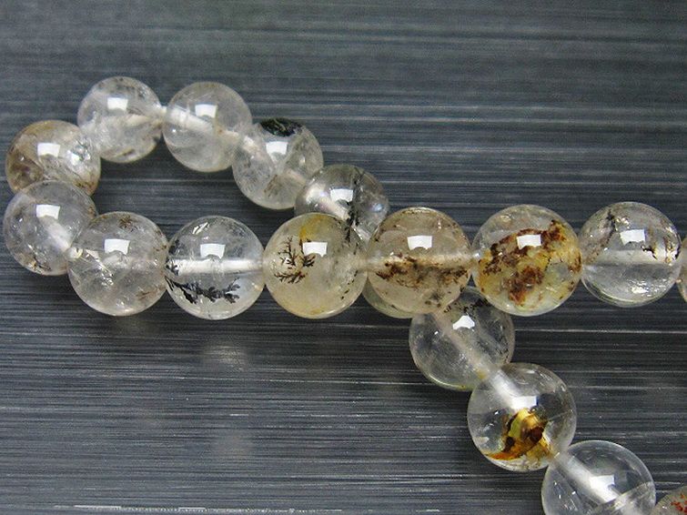 デンドリッククォーツ ブレスレット 9mm [t84-2819] 1枚目