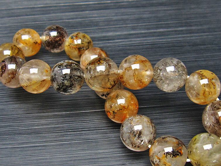 デンドリッククォーツ ブレスレット 11mm [t84-3499] 1枚目