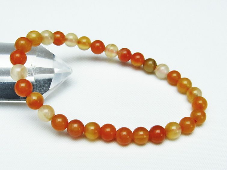 アゲート ブレスレット 6mm [T85-10094] 1枚目