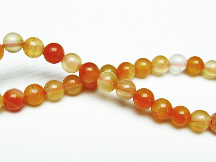 アゲート ブレスレット 6mm [t85-10114] 2枚目