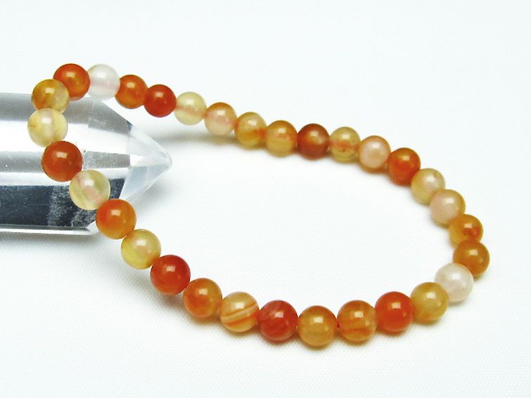 アゲート ブレスレット 6mm [T85-10118] 1枚目