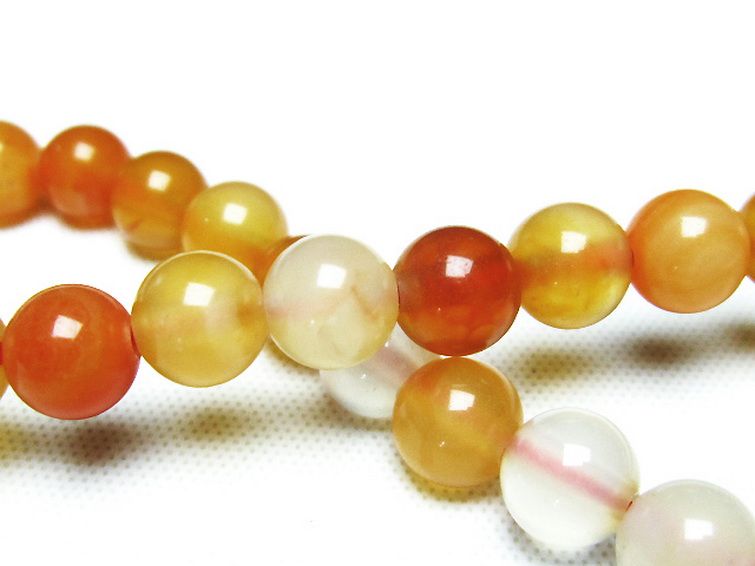 アゲート ブレスレット 6mm [t85-10464] 2枚目
