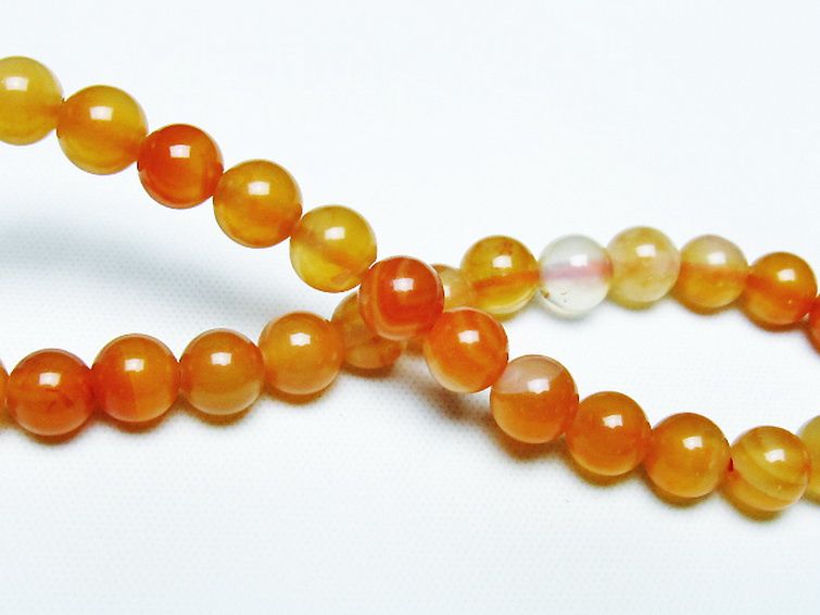 アゲート ブレスレット 6mm [t85-10691] 2枚目