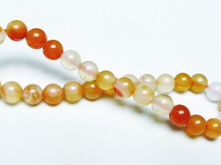 アゲート ブレスレット 6mm [t85-10695] 2枚目