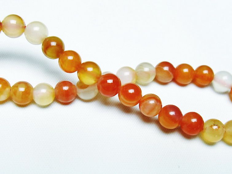アゲート ブレスレット 6mm [t85-10699] 2枚目