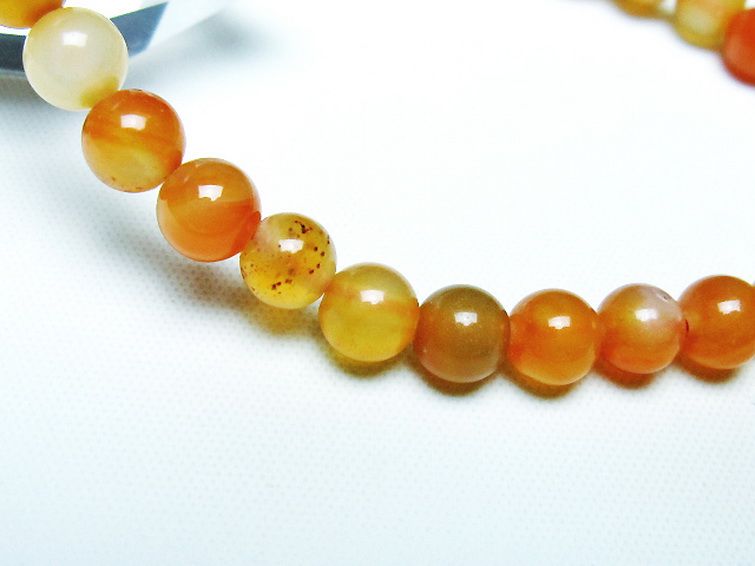 アゲート ブレスレット 6mm [t85-10702] 3枚目
