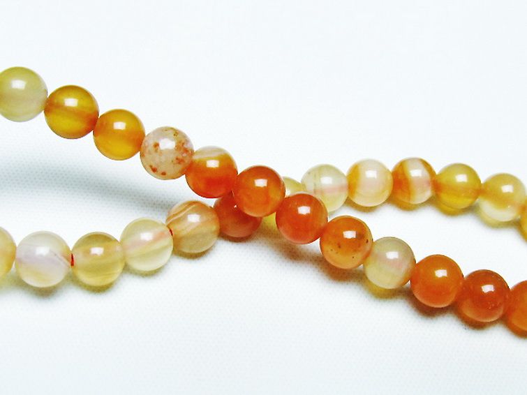 アゲート ブレスレット 6mm [T85-10703] 2枚目