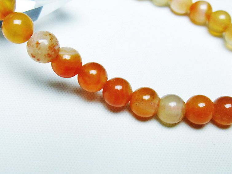 アゲート ブレスレット 6mm [T85-10703] 3枚目