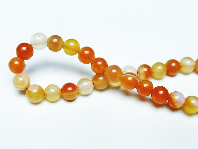 アゲート ブレスレット 6mm [t85-10709] 2枚目