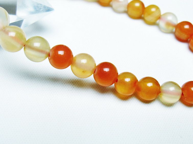 アゲート ブレスレット 6mm [t85-10713] 3枚目