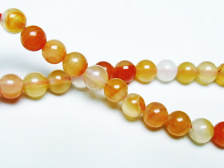 アゲート ブレスレット 6mm [t85-10714] 2枚目