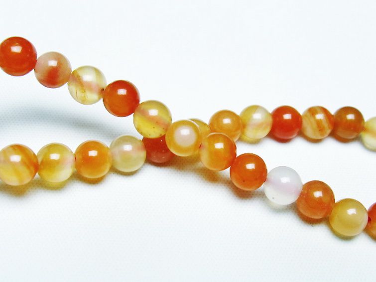 アゲート ブレスレット 6mm [t85-10720] 2枚目