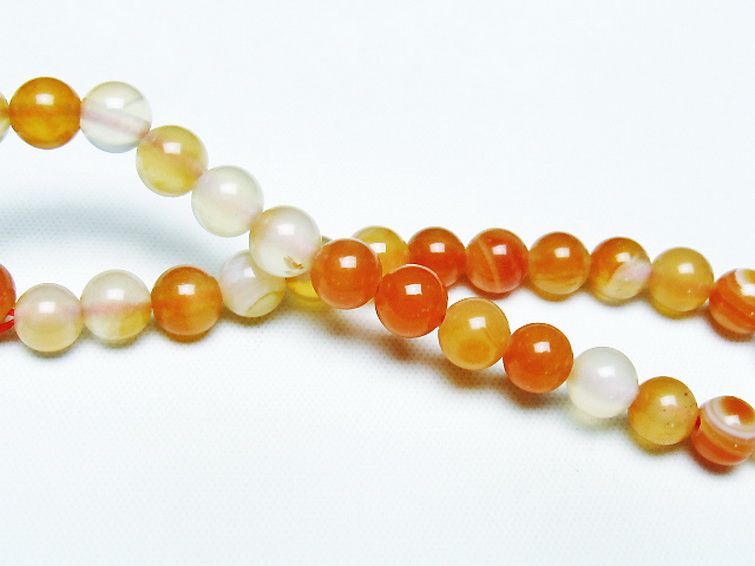アゲート ブレスレット 6mm [T85-10721] 2枚目