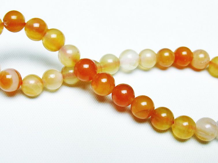 アゲート ブレスレット 6mm [t85-10725] 2枚目