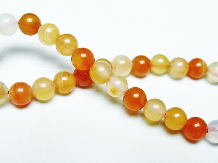アゲート ブレスレット 6mm [t85-10726] 2枚目