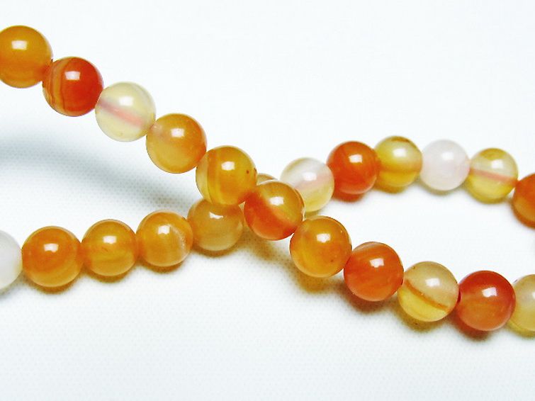 アゲート ブレスレット 6mm [t85-10730] 2枚目