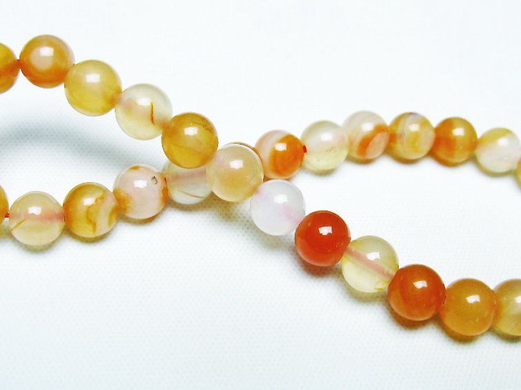 アゲート ブレスレット 6mm [t85-10734] 2枚目