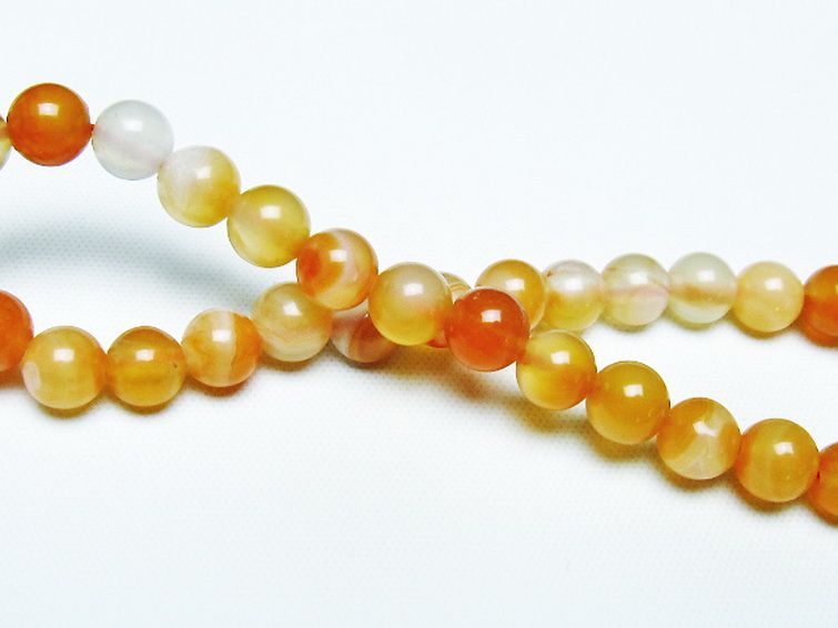 アゲート ブレスレット 6mm [t85-10735] 2枚目