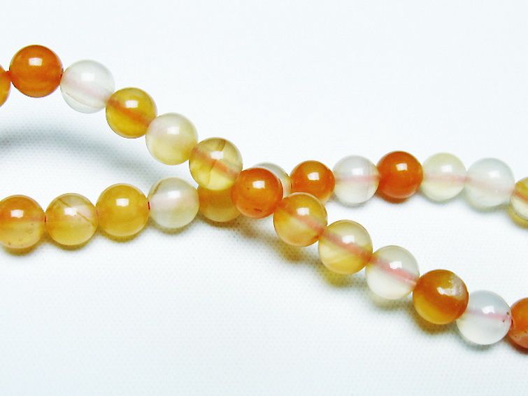 アゲート ブレスレット 6mm [t85-10741] 2枚目