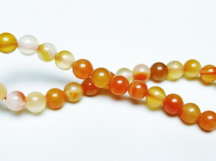 アゲート ブレスレット 6mm [t85-10744] 2枚目