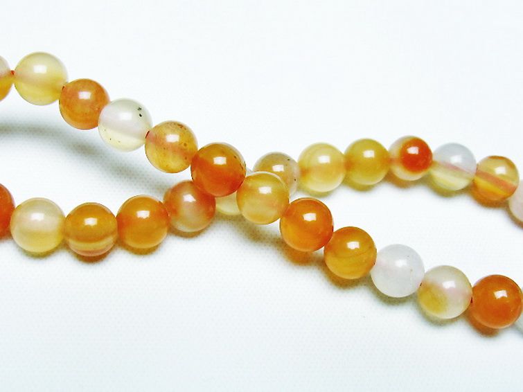 アゲート ブレスレット 6mm [t85-10756] 2枚目