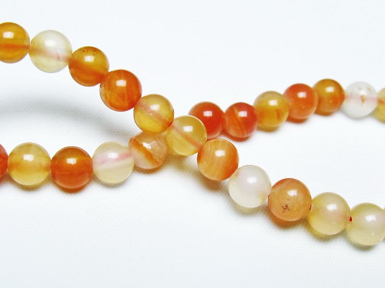 アゲート ブレスレット 6mm [T85-10951] 2枚目