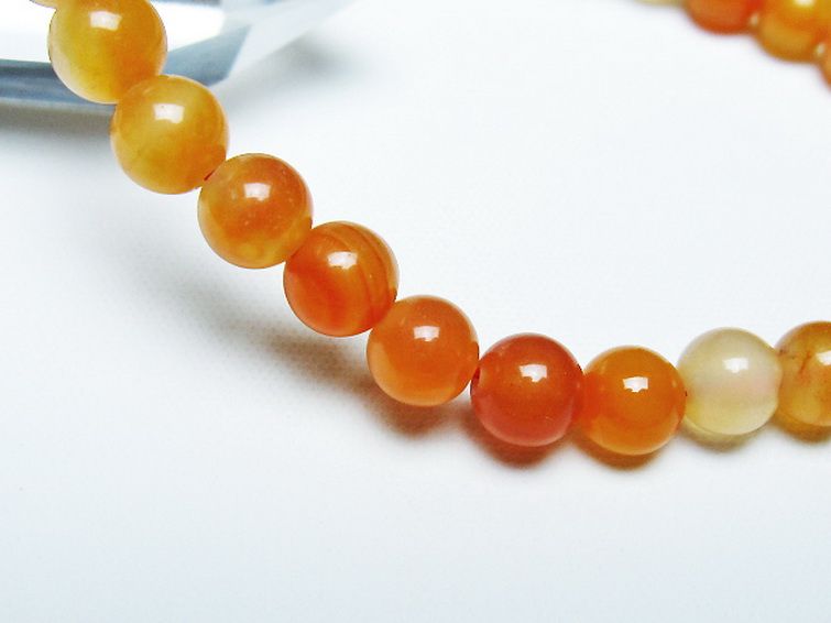 アゲート ブレスレット 6mm [t85-10953] 3枚目