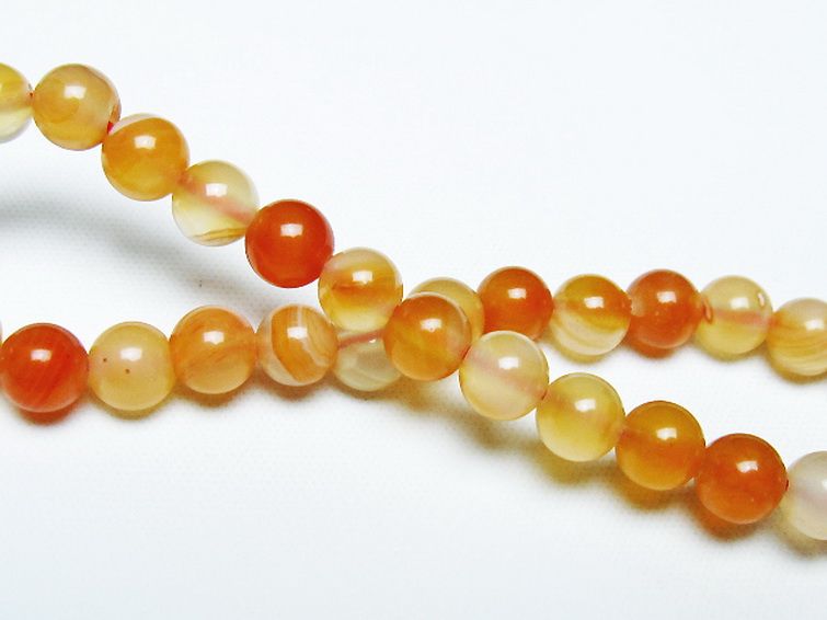アゲート ブレスレット 6mm [t85-10958] 2枚目