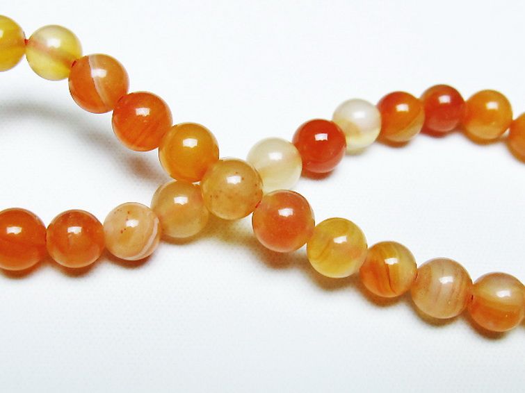 アゲート ブレスレット 6mm [t85-10960] 2枚目