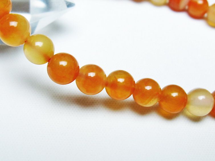 アゲート ブレスレット 6mm [T85-10969] 3枚目