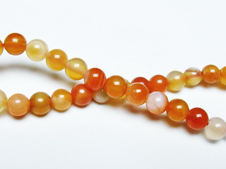 アゲート ブレスレット 6mm [t85-10971] 2枚目