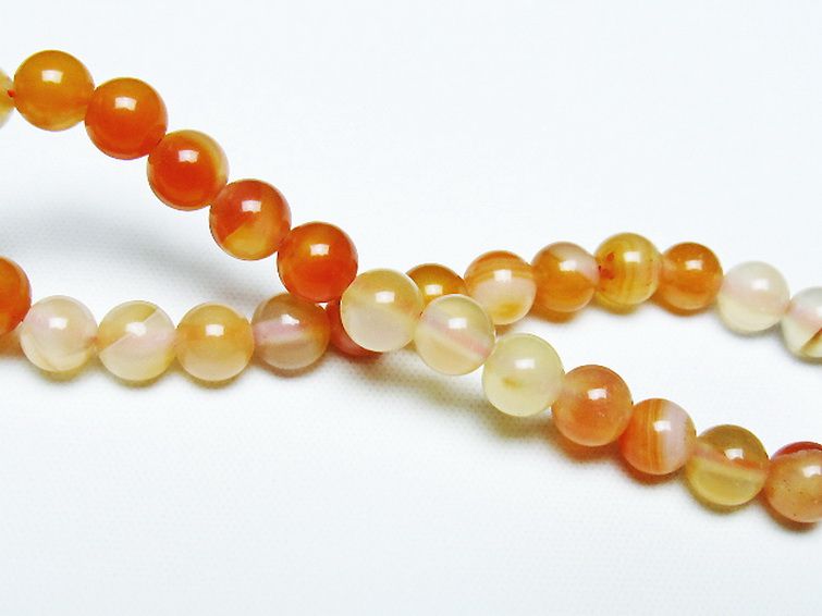 アゲート ブレスレット 6mm [t85-10979] 2枚目